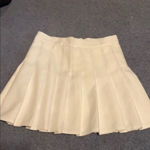 Small white tennis skirt